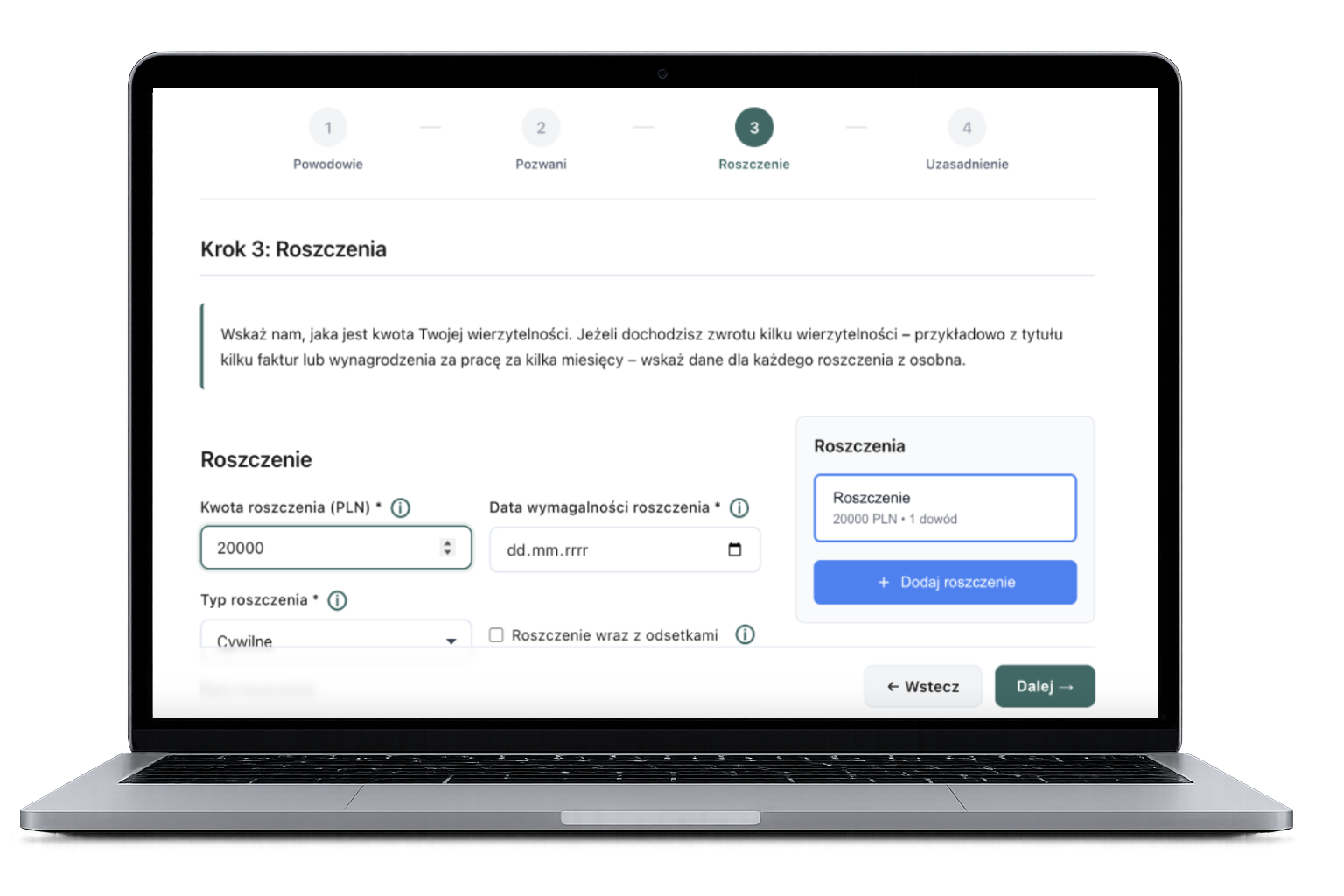 Pozew online - ilustracja
